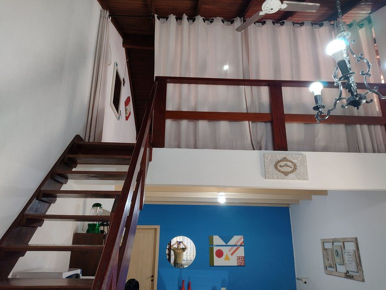 Cantinho do Mar na Praia de Bombas - Estúdio 04 Com Mezanino