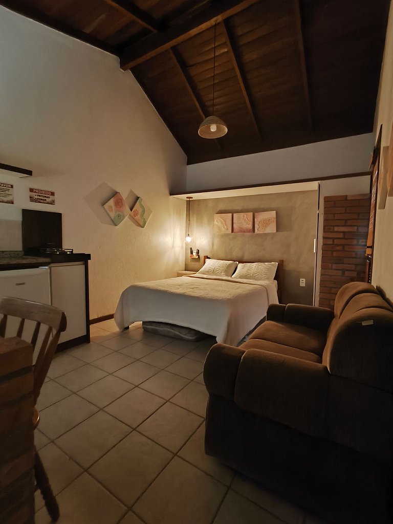 Delicinha do Mar na Praia de Bombas - Loft 01